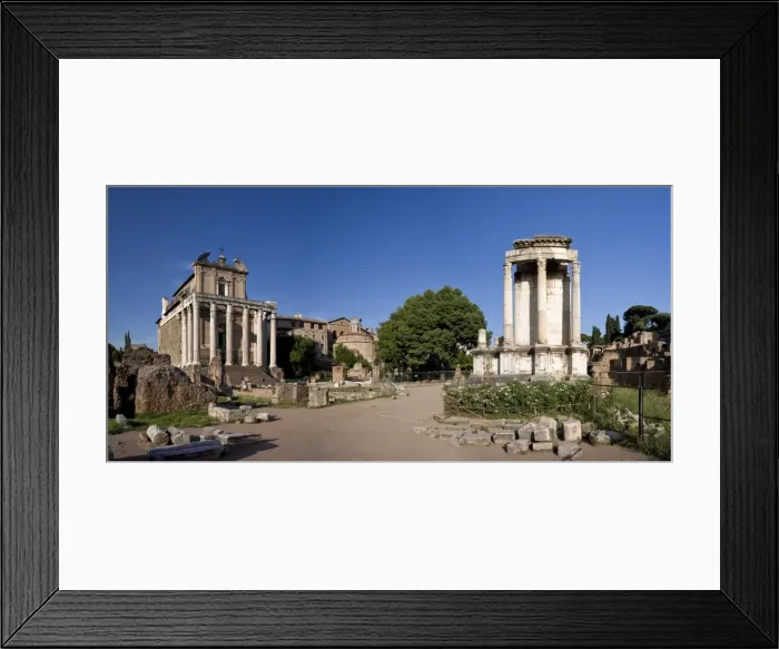Framed Print : Temple of Antoninus and Faustina Framed Print : Temple of Antoninus and Faustina