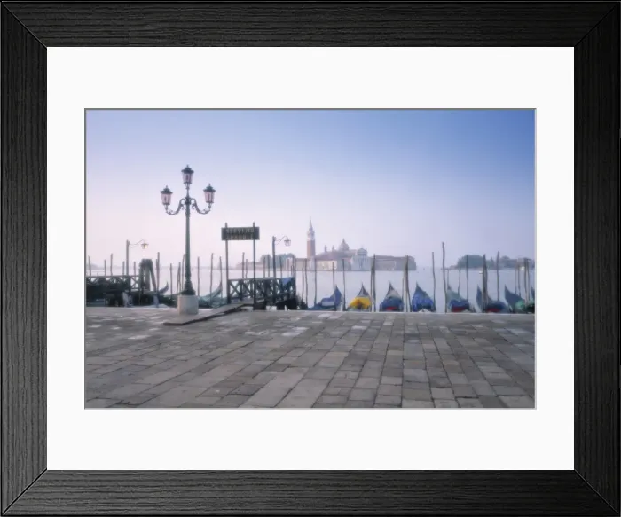 Framed Print : Gondolas, St Framed Print : Gondolas, St