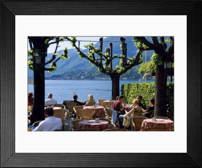 Framed Print : Ice-cream on the terrace of The Grand Hotel Villa Serbelloni Framed Print : Ice-cream on the terrace of The Grand Hotel Villa Serbelloni