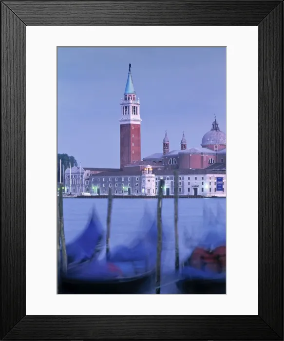 Framed Print : Gondolas by St Framed Print : Gondolas by St