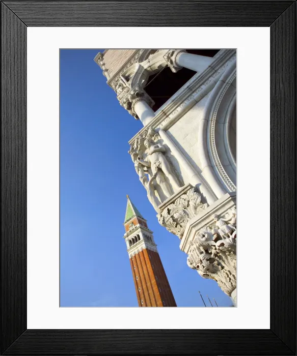 Framed Print : Campanile and Doges Palace, St Marks Square, Venice, Italy Framed Print : Campanile and Doges Palace, St Marks Square, Venice, Italy