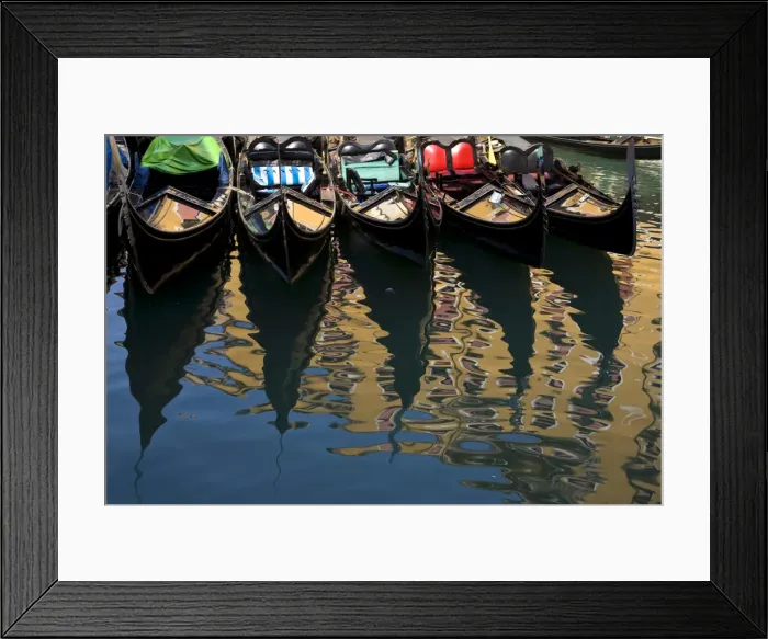 Framed Print : Gondolas, Venice Framed Print : Gondolas, Venice