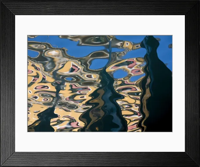 Framed Print : Gondola Reflections, Venice, Italy Framed Print : Gondola Reflections, Venice, Italy