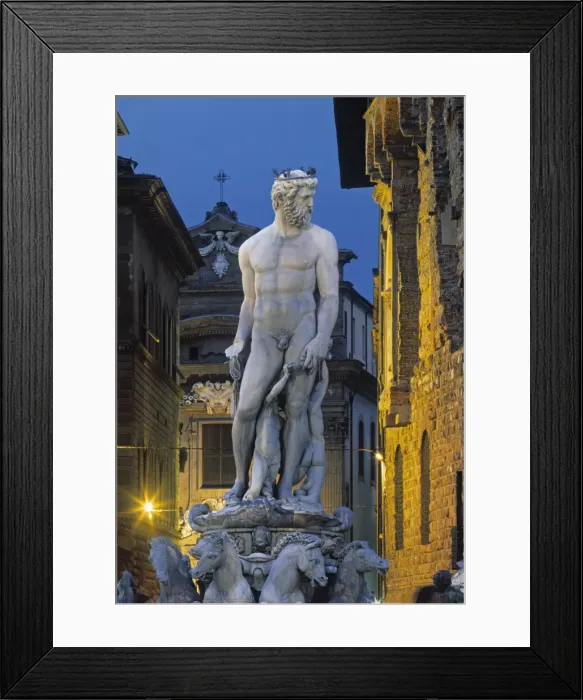 Framed Print : Fontana di Nettuno