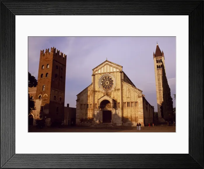Framed Print : Basilica di San Zeno Maggiore one of the most significant