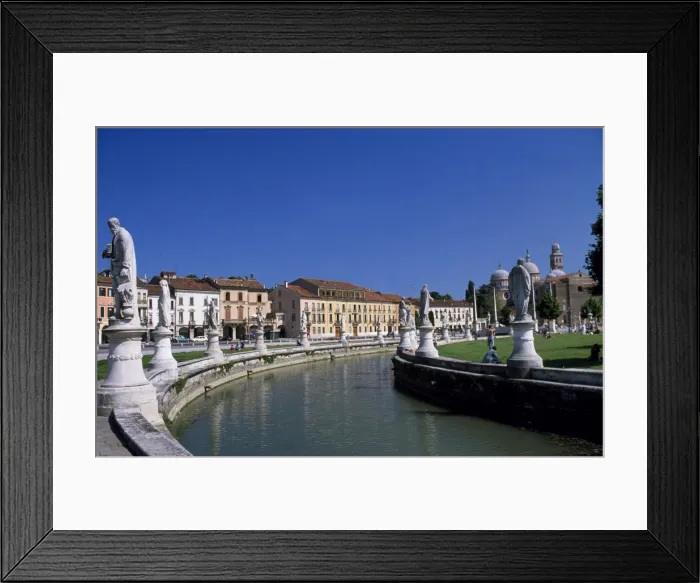 Framed Print : Prato della Valle claimed to be the largest town square Framed Print : Prato della Valle claimed to be the largest town square