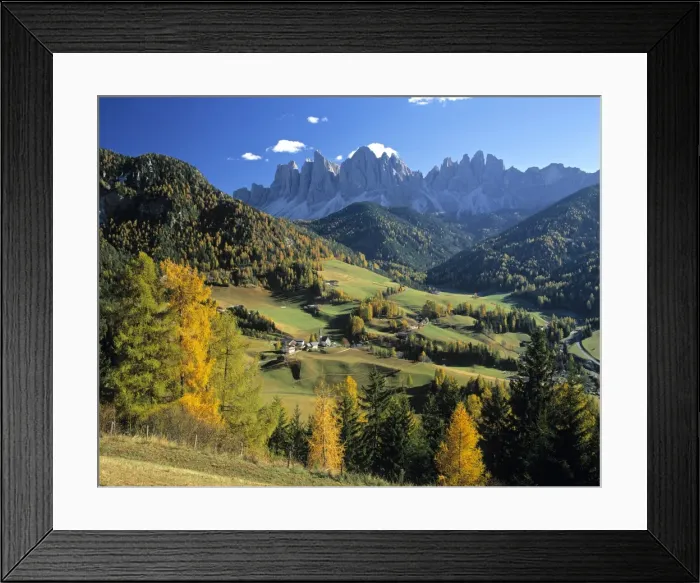 Framed Print : Geislerspitzen Framed Print : Geislerspitzen