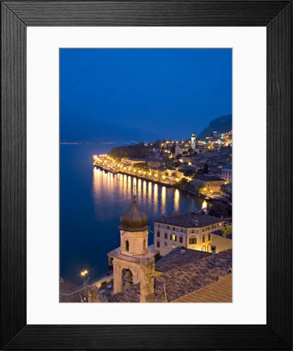 Framed Print : Limone, Lago di Garda, Trentino-Alto Adige, Italy