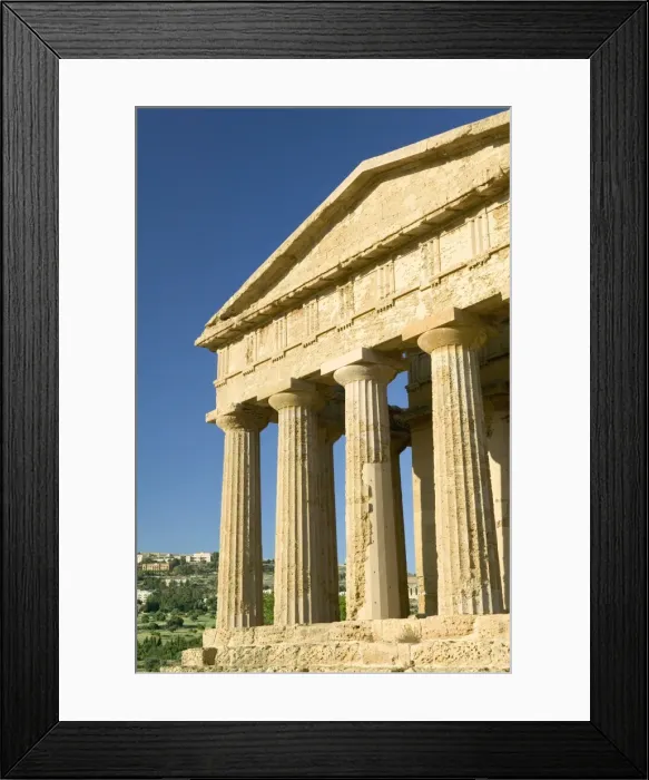 Framed Print : Temple of Concordia, Agrigento, Sicily, Italy Framed Print : Temple of Concordia, Agrigento, Sicily, Italy