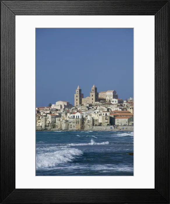 Framed Print : Beach, Cefalu, Sicily, Italy Framed Print : Beach, Cefalu, Sicily, Italy