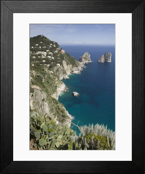 Framed Print : Faraglioni Rocks, Capri, Campania, Italy Framed Print : Faraglioni Rocks, Capri, Campania, Italy