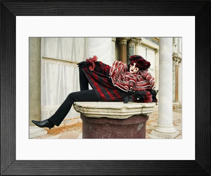 Framed Print : Carnival People in Costumes and Masks Framed Print : Carnival People in Costumes and Masks