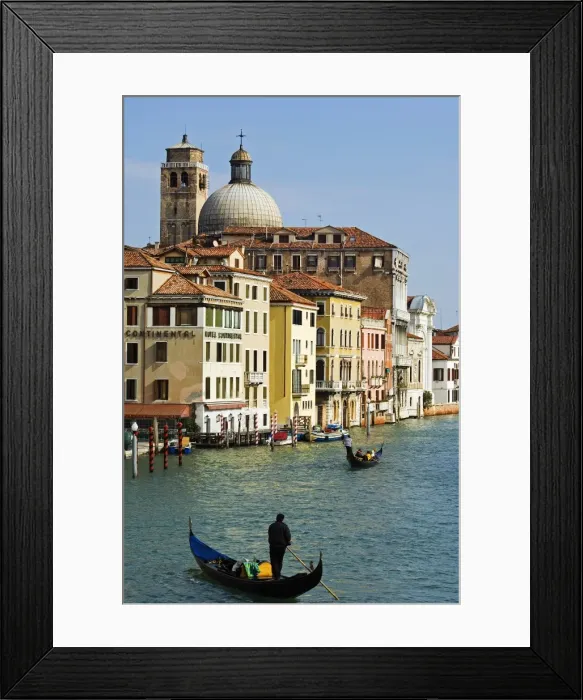 Framed Print : Gondola on the Grand Canal