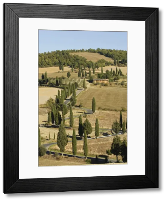 Framed Print : Italy, Tuscany, Montichiello
