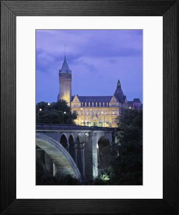 Framed Print : Pont Adolpe Framed Print : Pont Adolpe