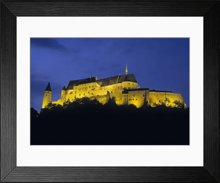 Framed Print : Vianden Castle Framed Print : Vianden Castle