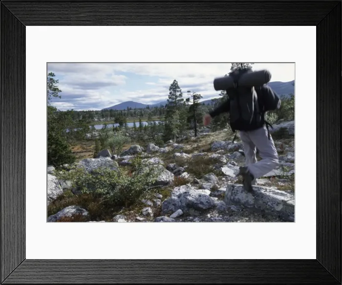 Framed Print : Walking and camping trip Framed Print : Walking and camping trip