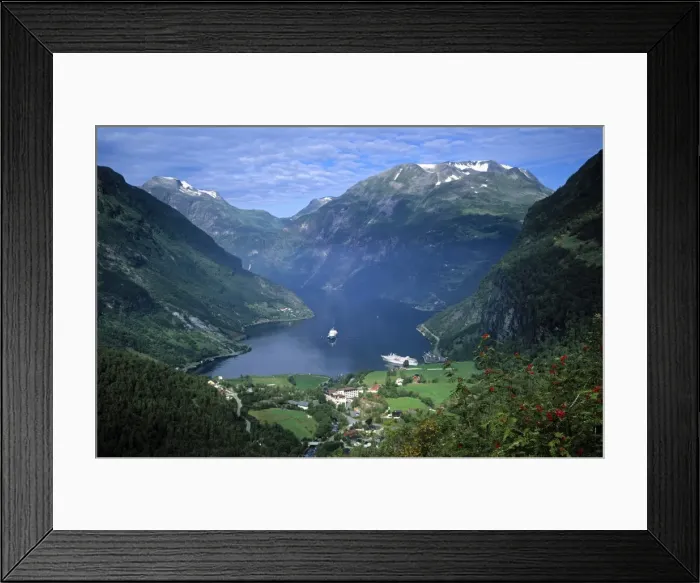 Framed Print : Geiranger Fjord Framed Print : Geiranger Fjord