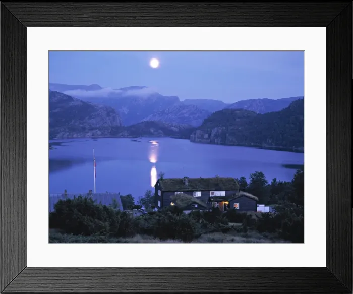 Framed Print : Lake Refsvaten Framed Print : Lake Refsvaten