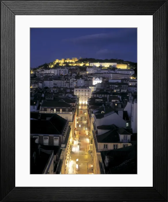 Framed Print : Baixa, Lisbon Framed Print : Baixa, Lisbon