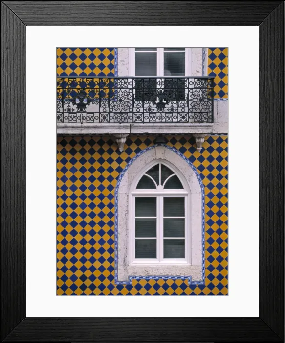Framed Print : Window, Bairro Alto Framed Print : Window, Bairro Alto