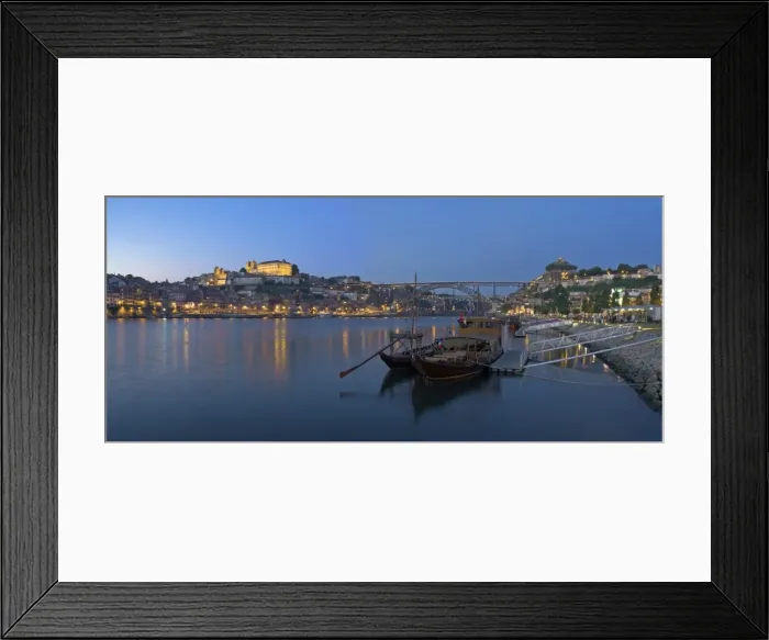 Framed Print : Ponte de Dom Luis I & Port carrying Barcos, Porto, Portugal