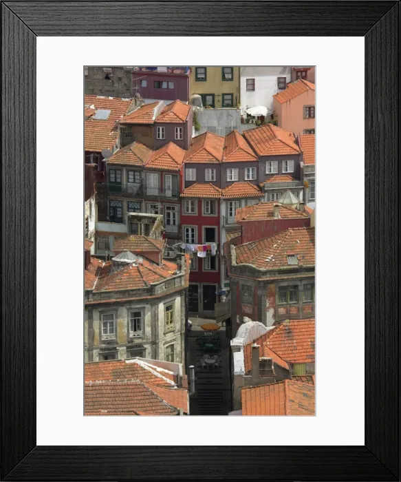 Framed Print : Rooftops of Porto (Oporto), Portugal Framed Print : Rooftops of Porto (Oporto), Portugal
