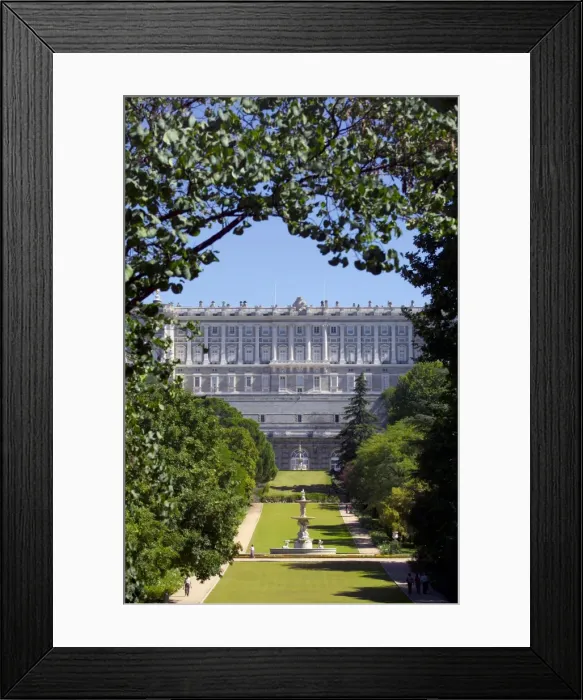 Framed Print : Palacio Real (Royal Palace), Madrid, Spain Framed Print : Palacio Real (Royal Palace), Madrid, Spain