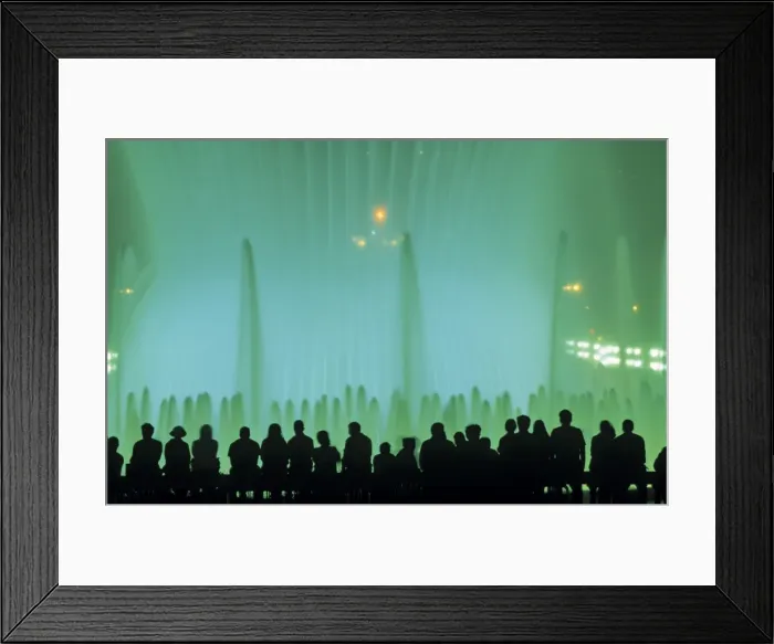 Framed Print : Magic fountain Framed Print : Magic fountain