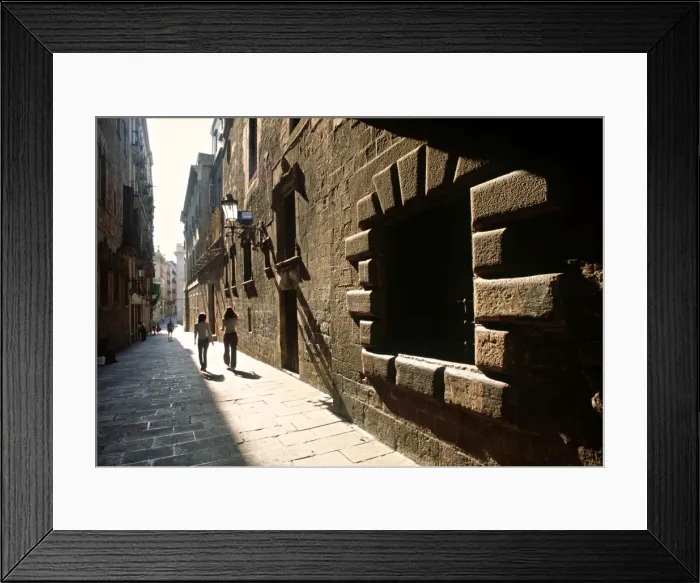 Framed Print : Barri Gotic Framed Print : Barri Gotic