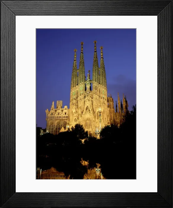 Framed Print : La Familia Cathedral Framed Print : La Familia Cathedral