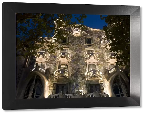 Casa Battlo (by Antoni Gaudi), Barcelona, Spain