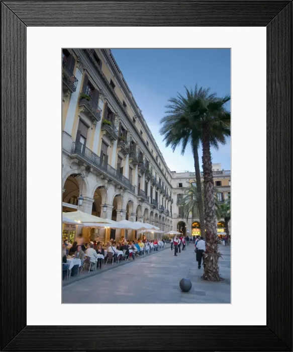 Framed Print : Spain, Barcelona, Placa Reial Framed Print : Spain, Barcelona, Placa Reial