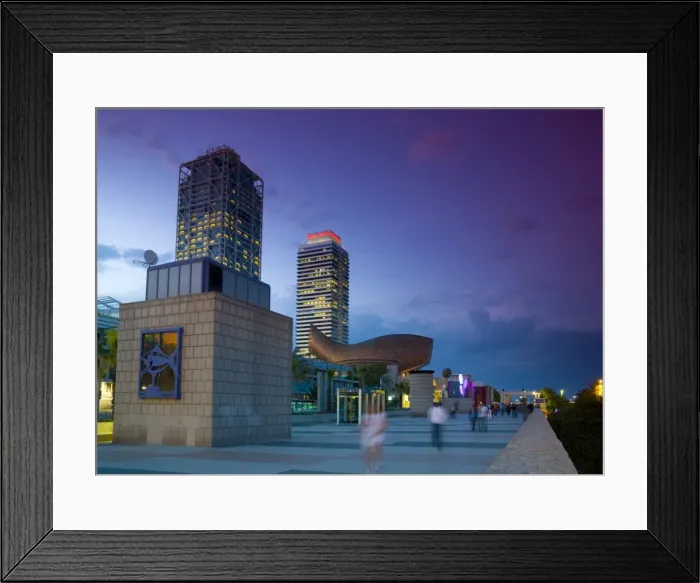Framed Print : Spain, Barcelona, near Port Olimpic Framed Print : Spain, Barcelona, near Port Olimpic