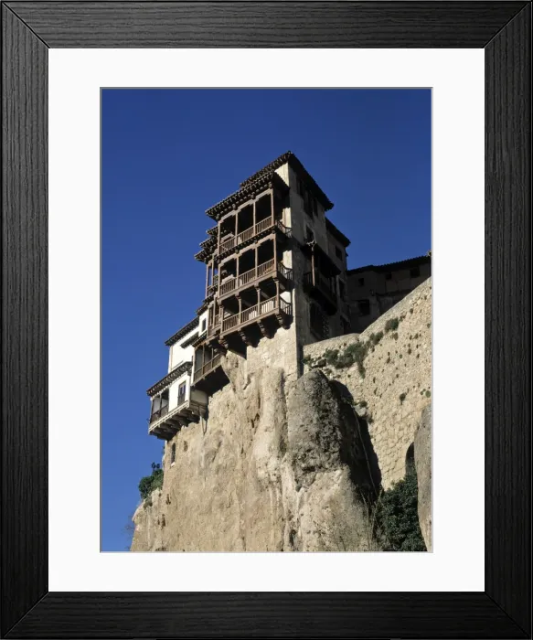 Framed Print : The hanging houses