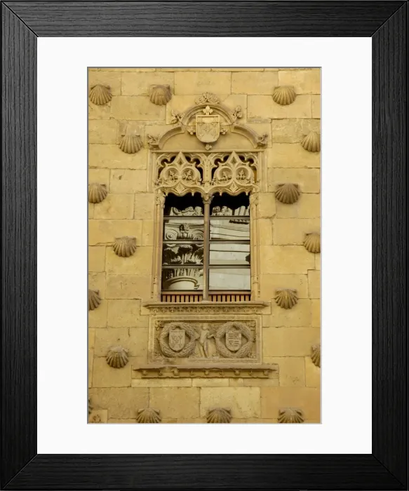 Framed Print : Casa de las Conchas, Salamanca, Castilla y Leon, Spain Framed Print : Casa de las Conchas, Salamanca, Castilla y Leon, Spain