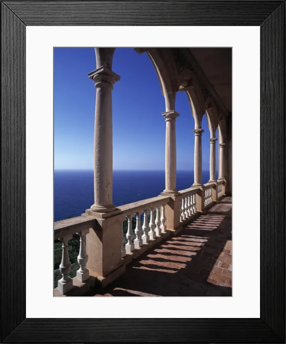 Framed Print : Verandah of mansion Framed Print : Verandah of mansion
