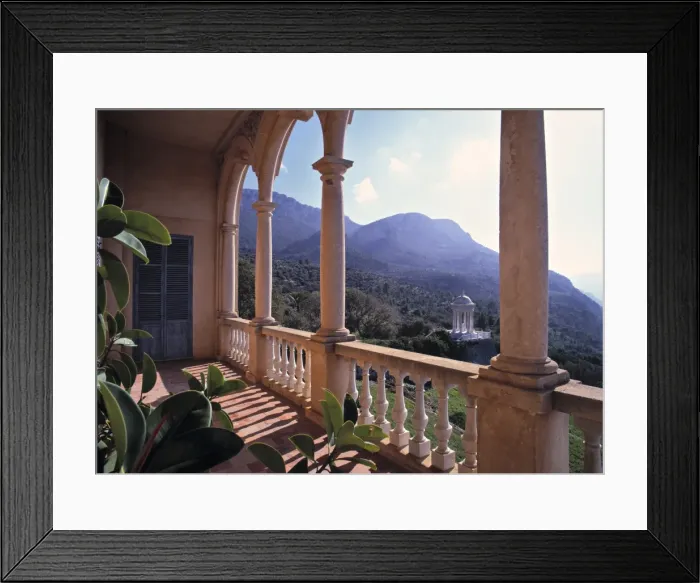 Framed Print : Verandah of mansion Framed Print : Verandah of mansion