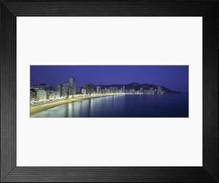Framed Print : Benidorm, Costa Blanca Framed Print : Benidorm, Costa Blanca