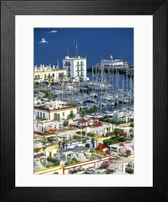 Framed Print : Puerto de Mogan