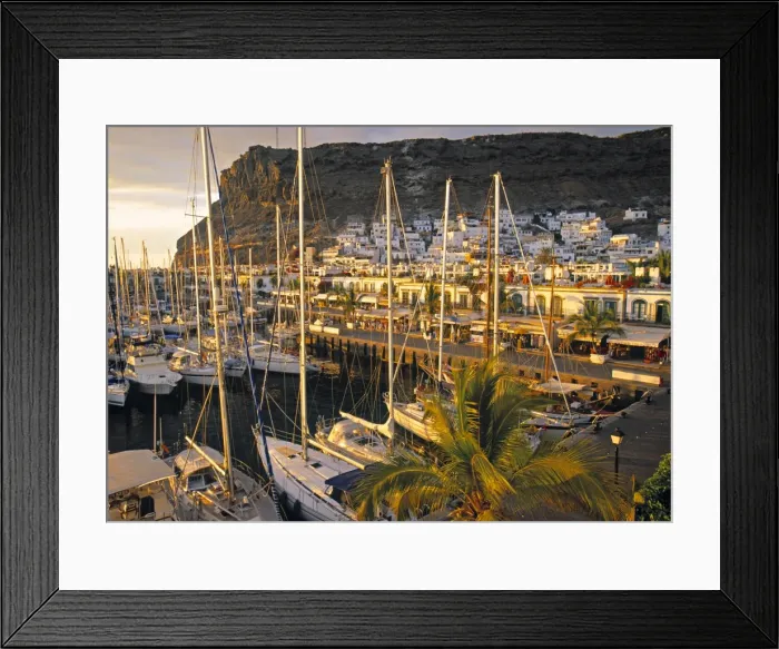 Framed Print : Puerto de Mogan Framed Print : Puerto de Mogan