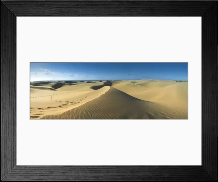 Framed Print : Maspalomas Sand Dunes, Gran Canaria, Canary Islands, Spain Framed Print : Maspalomas Sand Dunes, Gran Canaria, Canary Islands, Spain
