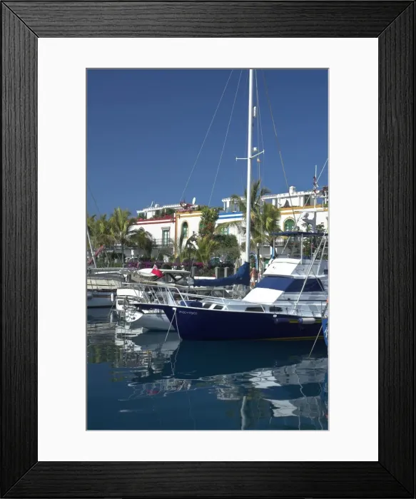 Framed Print : Puerto de Mogan, Gran Canaria, Canary Islands, Spain Framed Print : Puerto de Mogan, Gran Canaria, Canary Islands, Spain