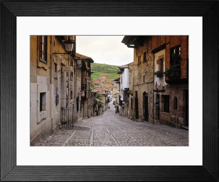 Framed Print : Santilla del Mar Framed Print : Santilla del Mar