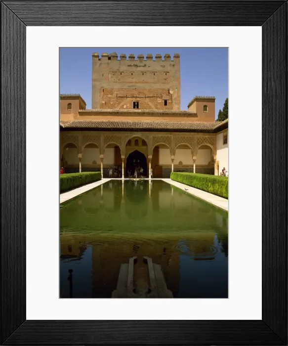 Framed Print : Patio de los Arrayanes