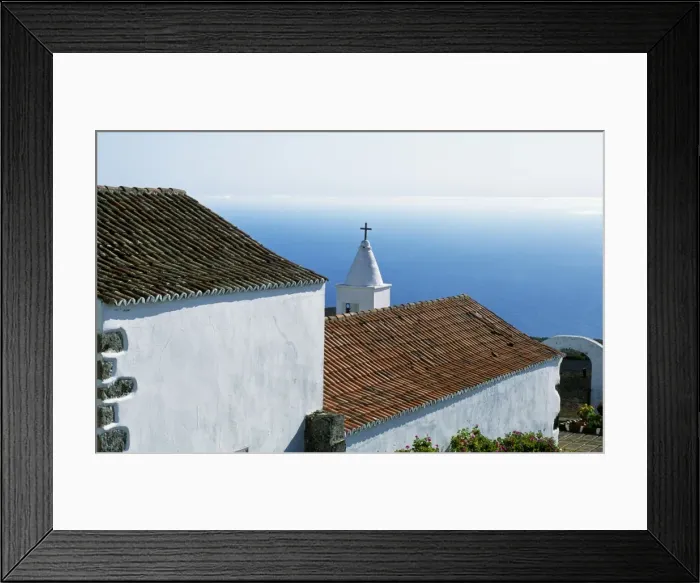 Framed Print : The whitewashed Church of Senora de los Reyes Framed Print : The whitewashed Church of Senora de los Reyes