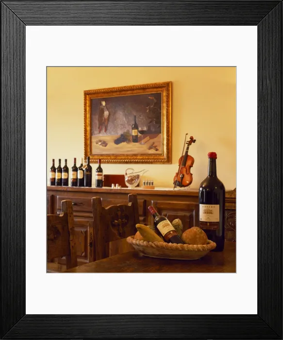Framed Print : A tasting room at the family owned Vina Hermosa Framed Print : A tasting room at the family owned Vina Hermosa