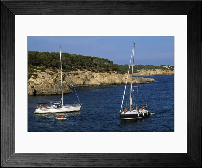 Framed Print : Near Porto Petro Now part of a national park