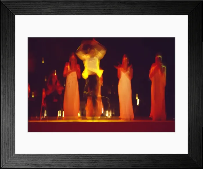 Framed Print : Flamenco dancing at fashion show in Ibiza Framed Print : Flamenco dancing at fashion show in Ibiza