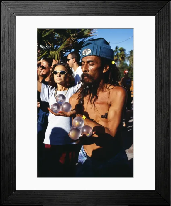 Framed Print : Man juggling balls Framed Print : Man juggling balls